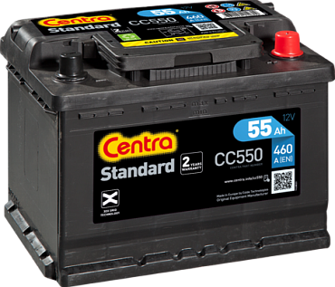 Аккумулятор Centra Standart CC550 (55 Ah)